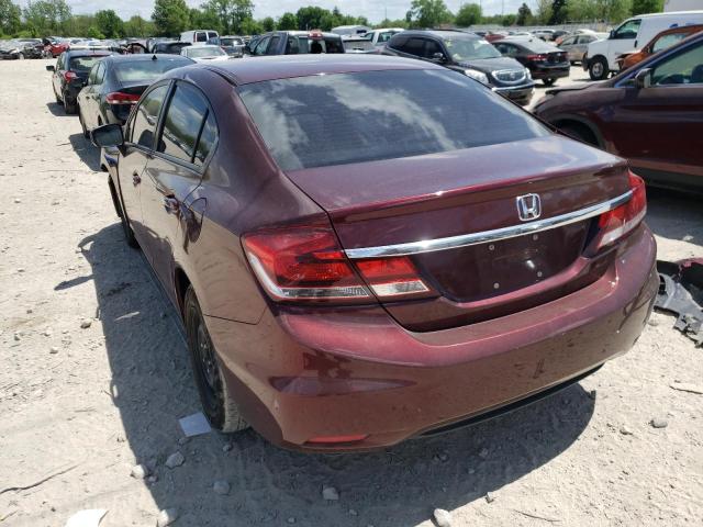 Photo 3 from auction – 2014 HONDA CIVIC LX with VIN 19XFB2F54EE055035