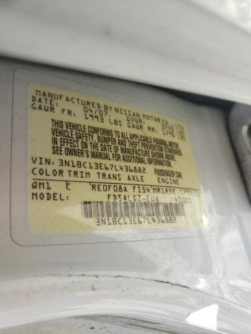 Photo 10 from auction – 2007 NISSAN VERSA S with VIN 3N1BC13E67L436882