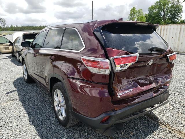 Photo 3 from auction – 2015 TOYOTA HIGHLANDER with VIN 5TDYKRFH6FS057825