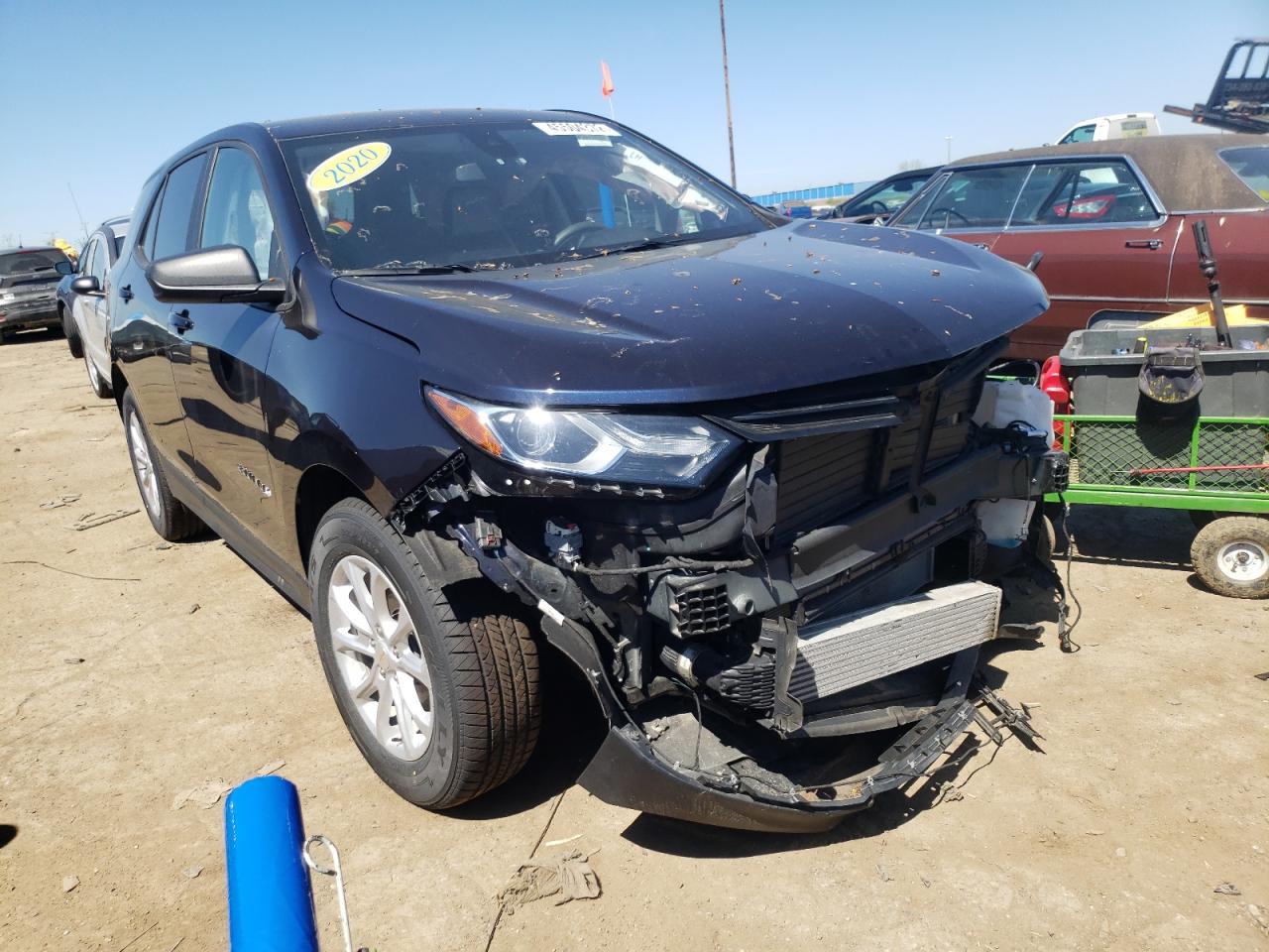 CHEVROLET EQUINOX LS 2020 with VIN 3GNAXHEV4LS538885 - Photo from auction