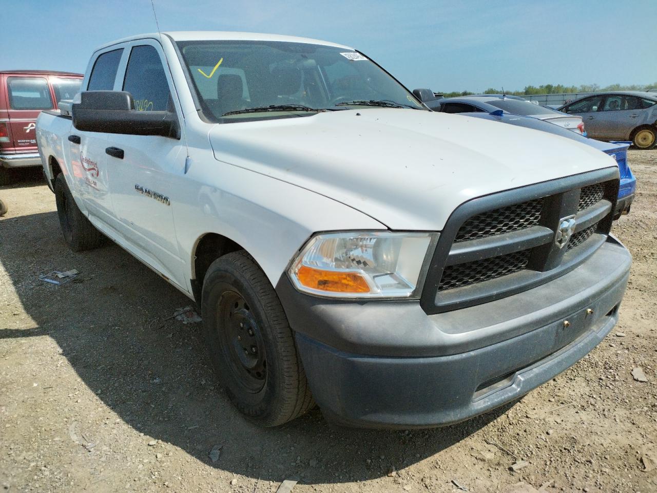 DODGE RAM 1500 S 2012 with VIN 1C6RD6KP2CS278195 - Photo from auction