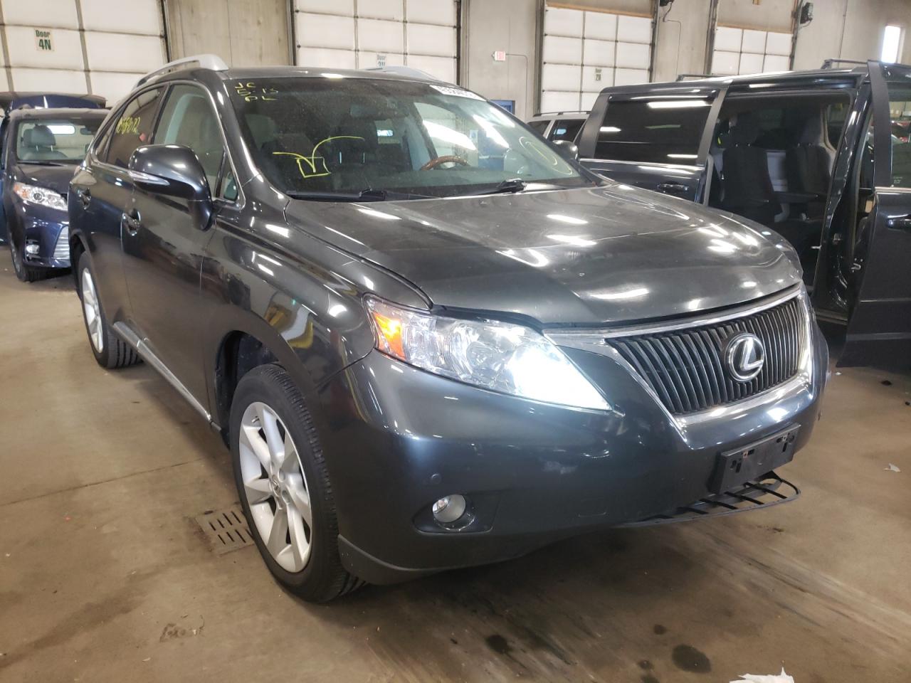 LEXUS RX 350 2010 with VIN 2T2BK1BA0AC016829 - Photo from auction