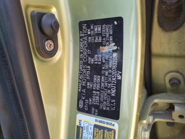 Photo 10 from auction – 2013 KIA SOUL with VIN KNDJT2A52D7632089