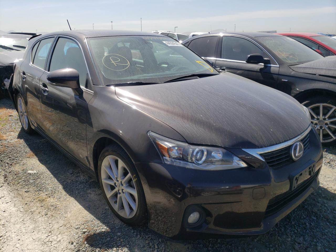 LEXUS CT 200 2012 with VIN JTHKD5BH1C2055156 - Photo from auction
