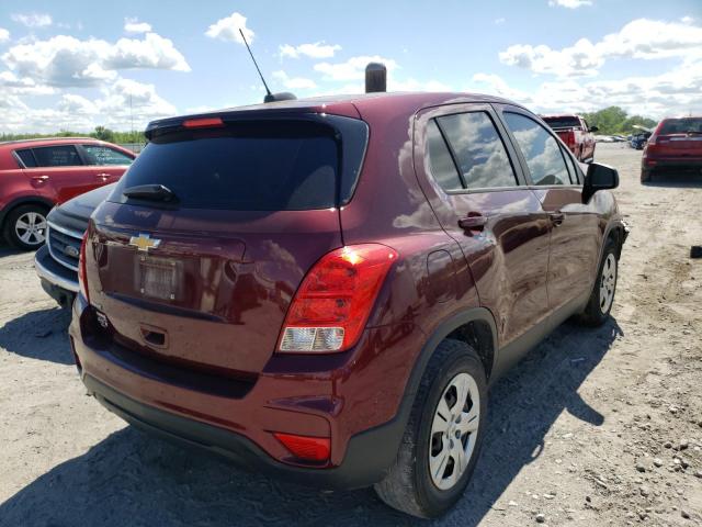 Photo 4 from auction – 2017 CHEVROLET TRAX LS with VIN 3GNCJKSB3HL147178