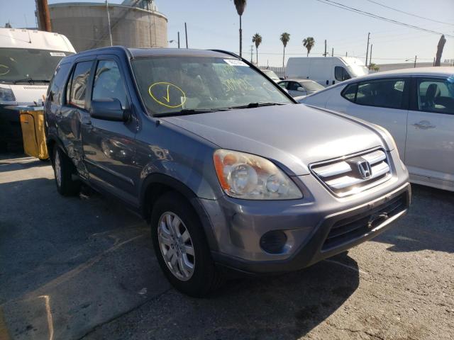 HONDA CR-V SE 2006 with VIN JHLRD78976C009277 - Photo from auction