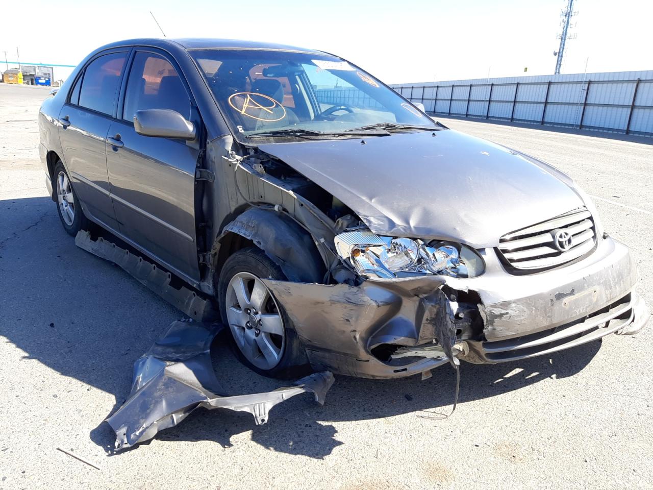 TOYOTA COROLLA CE 2003 with VIN 1NXBR32EX3Z084832 - Photo from auction