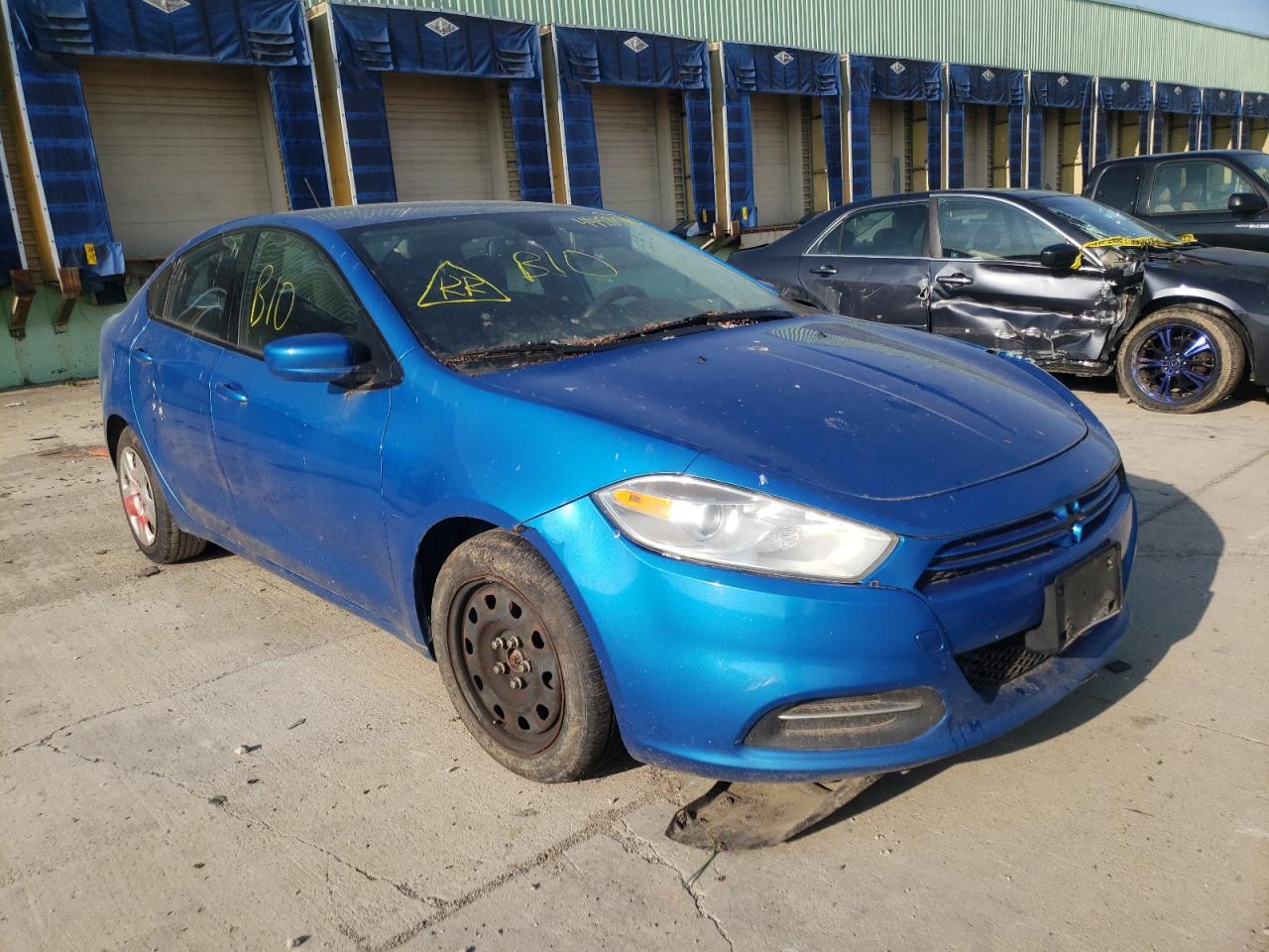 DODGE DART SE 2015 with VIN 1C3CDFAA3FD346240 - Photo from auction