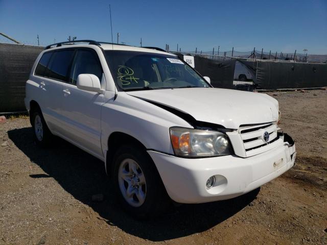 TOYOTA HIGHLANDER 2006 with VIN JTEGP21A460108154 - Photo from auction