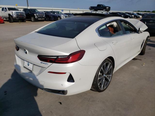 Photo 4 from auction – 2020 BMW 840I with VIN WBAGV2C0XLCE26319