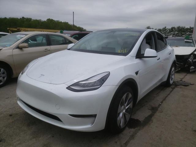 Photo 2 from auction – 2021 TESLA MODEL Y with VIN 5YJYGDEE1MF251515