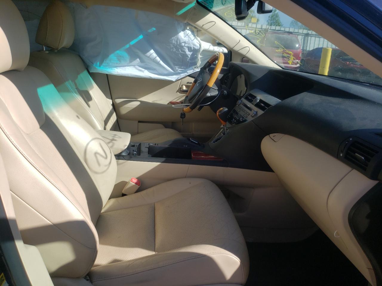 Photo 5 from auction – 2010 LEXUS RX 350 with VIN 2T2BK1BA0AC018855