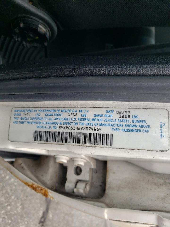 Photo 10 from auction – 1997 VOLKSWAGEN JETTA GT with VIN 3VWVB81H2VM074654