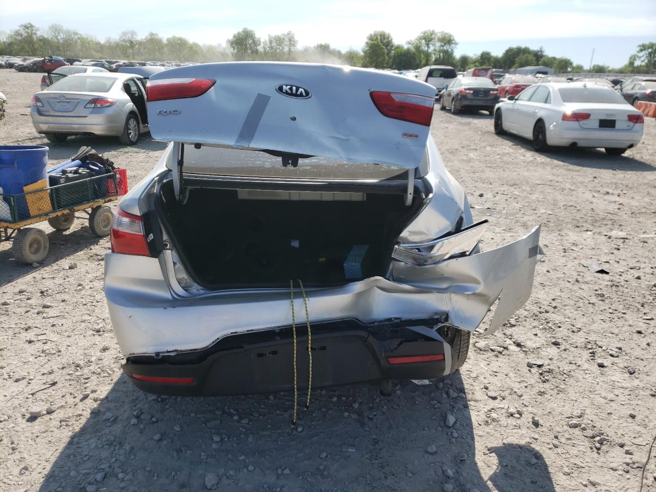Photo 9 from auction – 2013 KIA RIO LX with VIN KNADM4A38D6215406