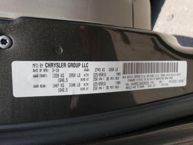 Photo 10 from auction – 2010 CHRYSLER TOWN & COU with VIN 2A4RR5D15AR298320