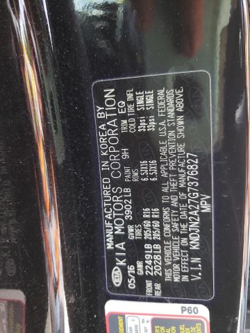 Photo 10 from auction – 2016 KIA SOUL with VIN KNDJN2A27G7376827