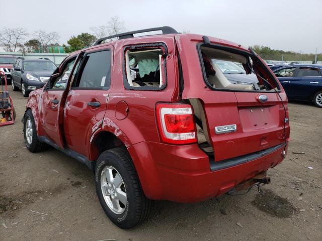 Photo 3 from auction – 2011 FORD ESCAPE XLT with VIN 1FMCU9DG2BKA52102