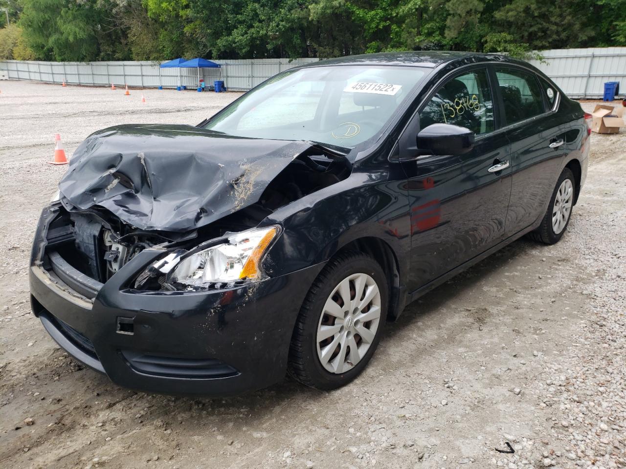 Photo 2 from auction – 2013 NISSAN SENTRA S with VIN 3N1AB7AP0DL653426