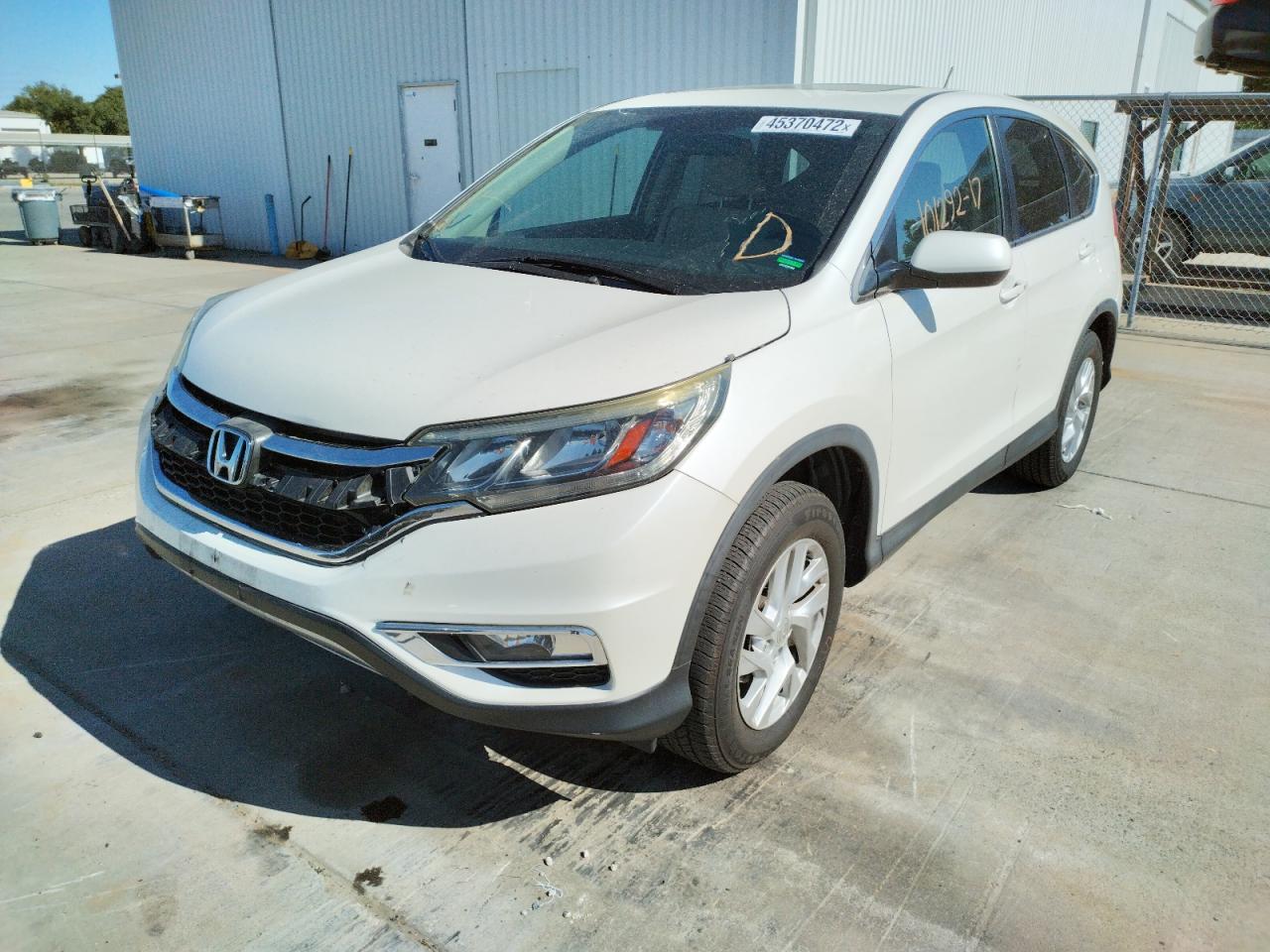 Photo 2 from auction – 2016 HONDA CR-V EX with VIN 5J6RM4H53GL091867