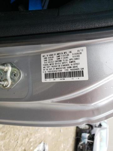 Photo 10 from auction – 2012 HONDA ACCORD LX with VIN 1HGCS1B36CA018586