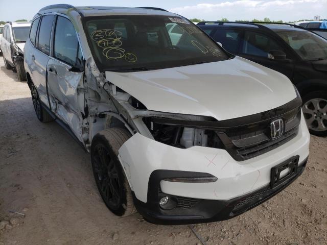 HONDA PILOT SE 2022 with VIN 5FNYF5H21NB008170 - Photo from auction