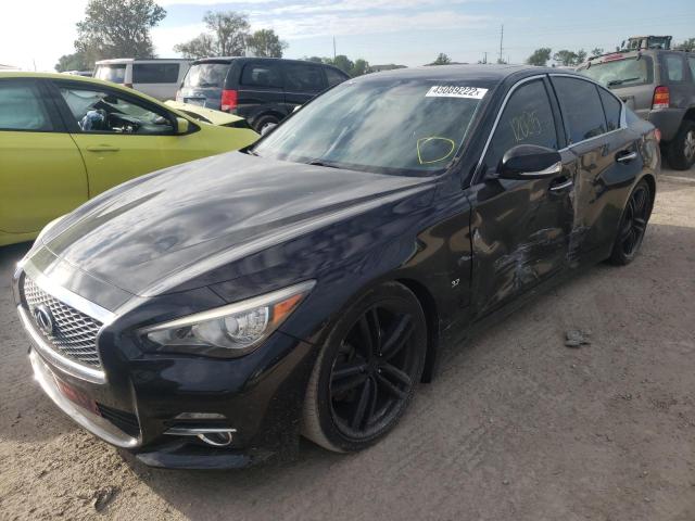 Photo 2 from auction – 2014 INFINITI Q50 BASE with VIN JN1BV7AP7EM689410