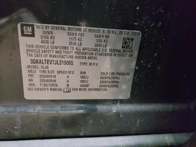Photo 10 from auction – 2018 GMC TERRAIN SL with VIN 3GKALTEV7JL319065