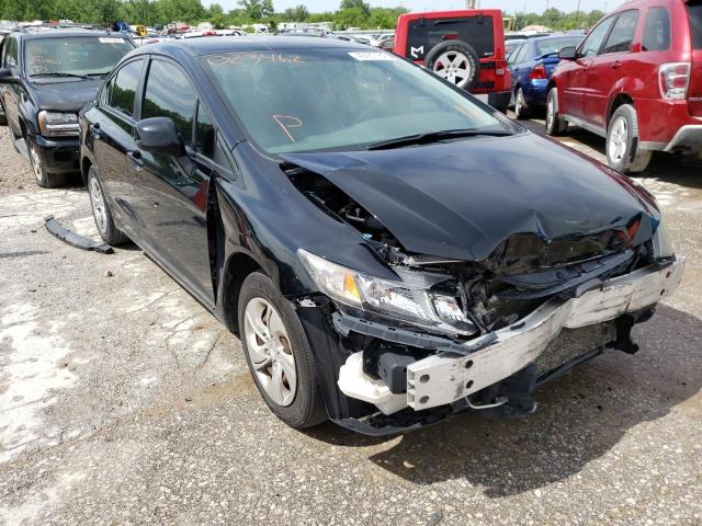 HONDA CIVIC LX 2013 with VIN 19XFB2F58DE023462 - Photo from auction