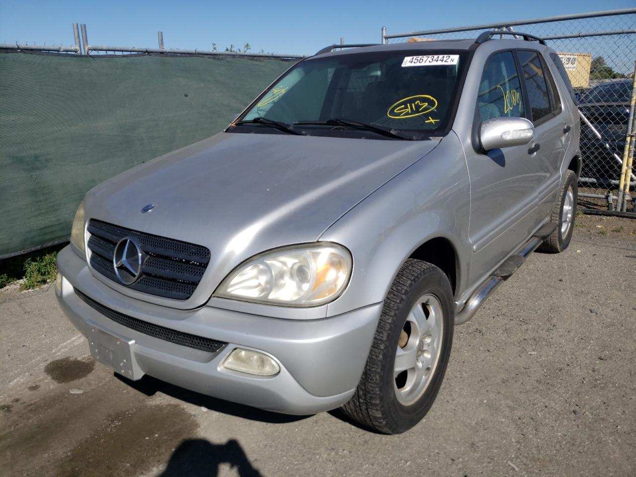 Photo 2 from auction – 2002 MERCEDES-BENZ ML 320 with VIN 4JGAB54E62A367267