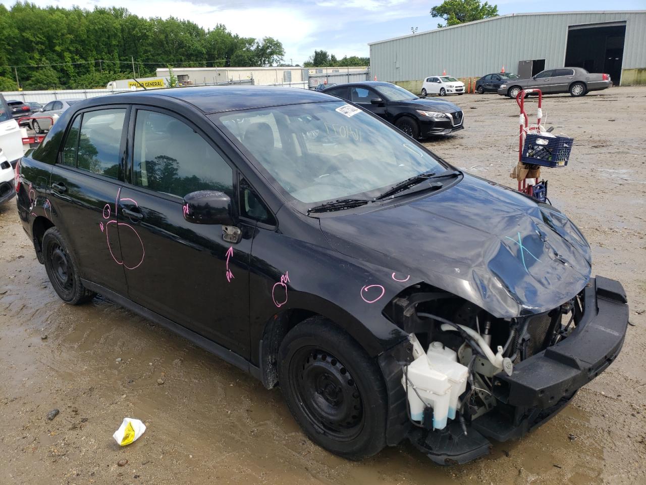 NISSAN VERSA S 2011 with VIN 3N1BC1AP9BL389053 - Photo from auction