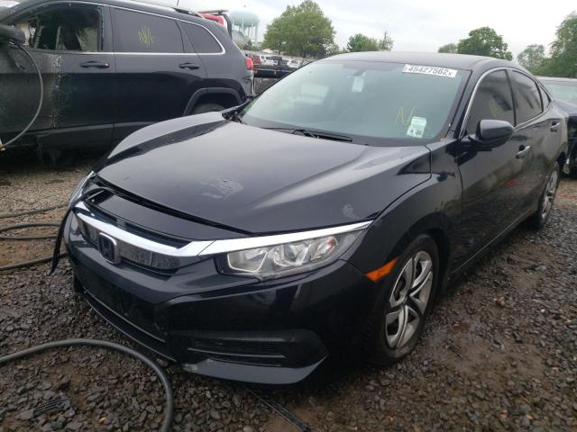 Photo 2 from auction – 2017 HONDA CIVIC LX with VIN 2HGFC2F50HH554762