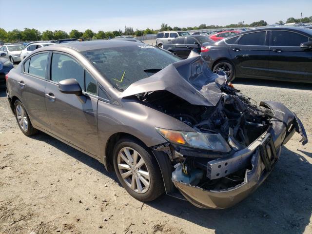 HONDA CIVIC EXL 2012 with VIN 19XFB2F95CE310050 - Photo from auction