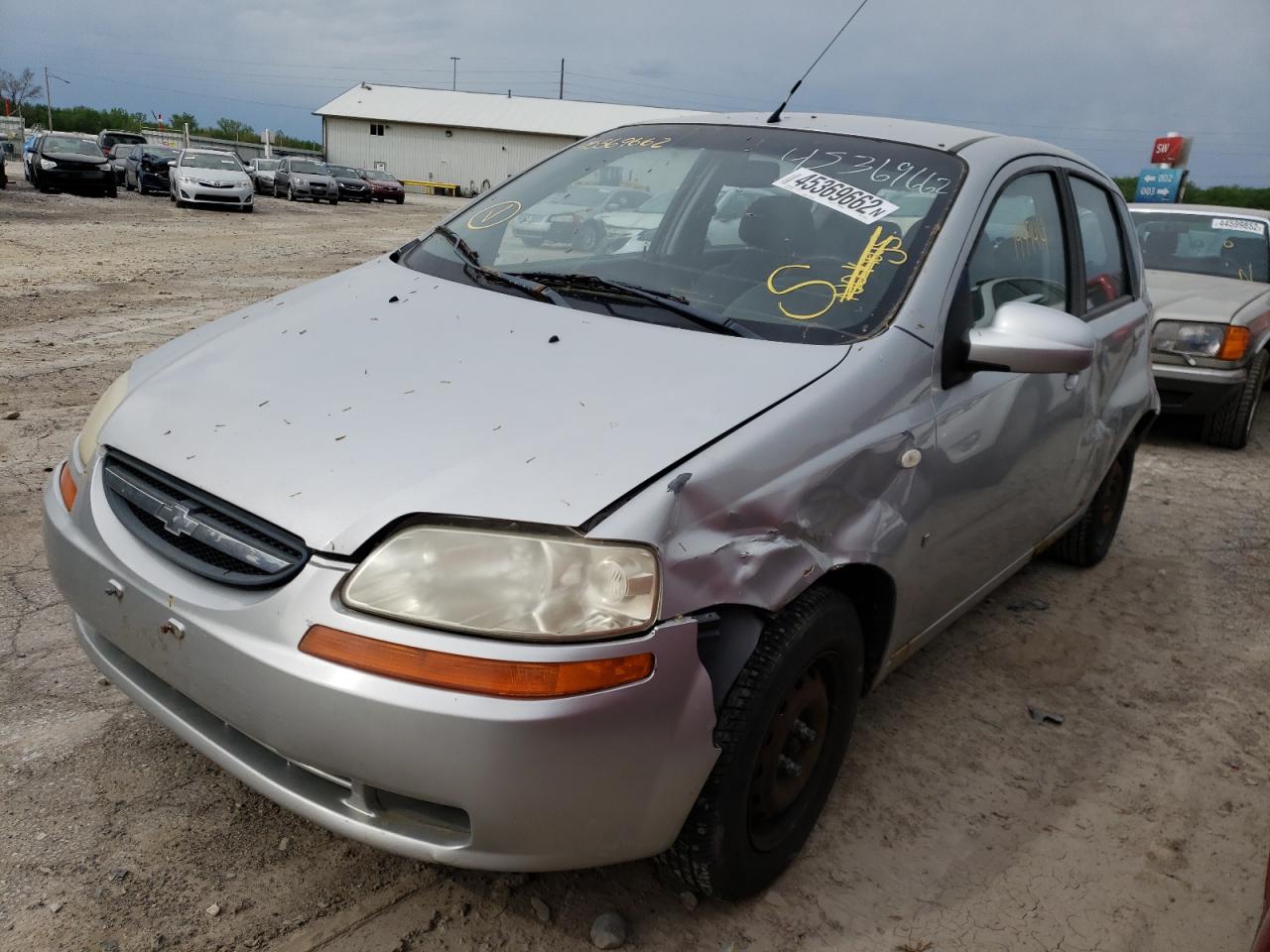 Photo 2 from auction – 2007 CHEVROLET AVEO BASE with VIN KL1TD66667B734213