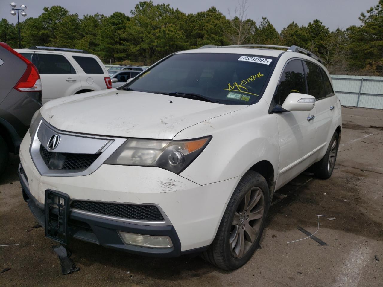 Photo 2 from auction – 2011 ACURA MDX ADVANC with VIN 2HNYD2H55BH518746