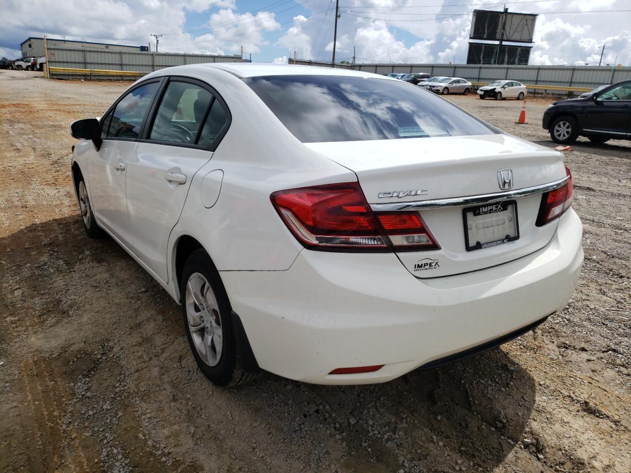 Photo 3 from auction – 2014 HONDA CIVIC LX with VIN 19XFB2F57EE048449