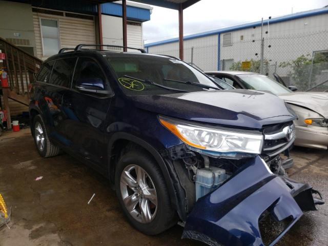 TOYOTA HIGHLANDER 2014 with VIN 5TDDKRFH3ES062316 - Photo from auction