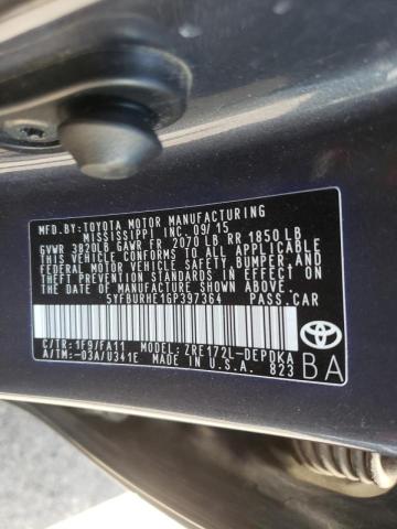 Photo 10 from auction – 2016 TOYOTA COROLLA L with VIN 5YFBURHE1GP397364