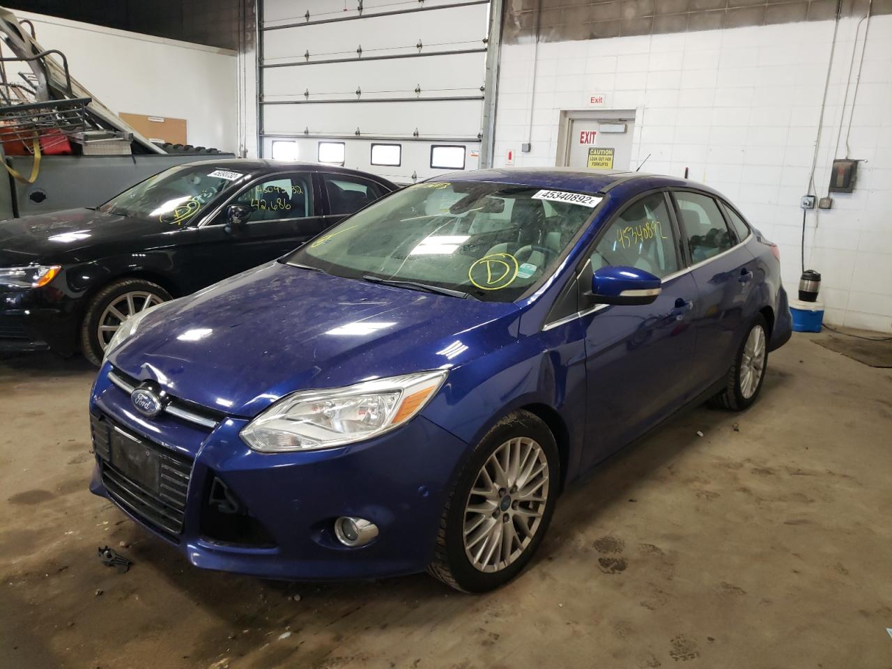 Photo 2 from auction – 2012 FORD FOCUS SEL with VIN 1FAHP3H28CL265490