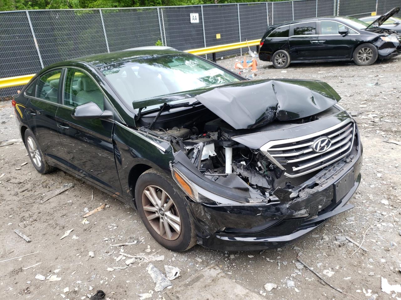 HYUNDAI SONATA SE 2016 with VIN 5NPE24AF2GH351855 - Photo from auction