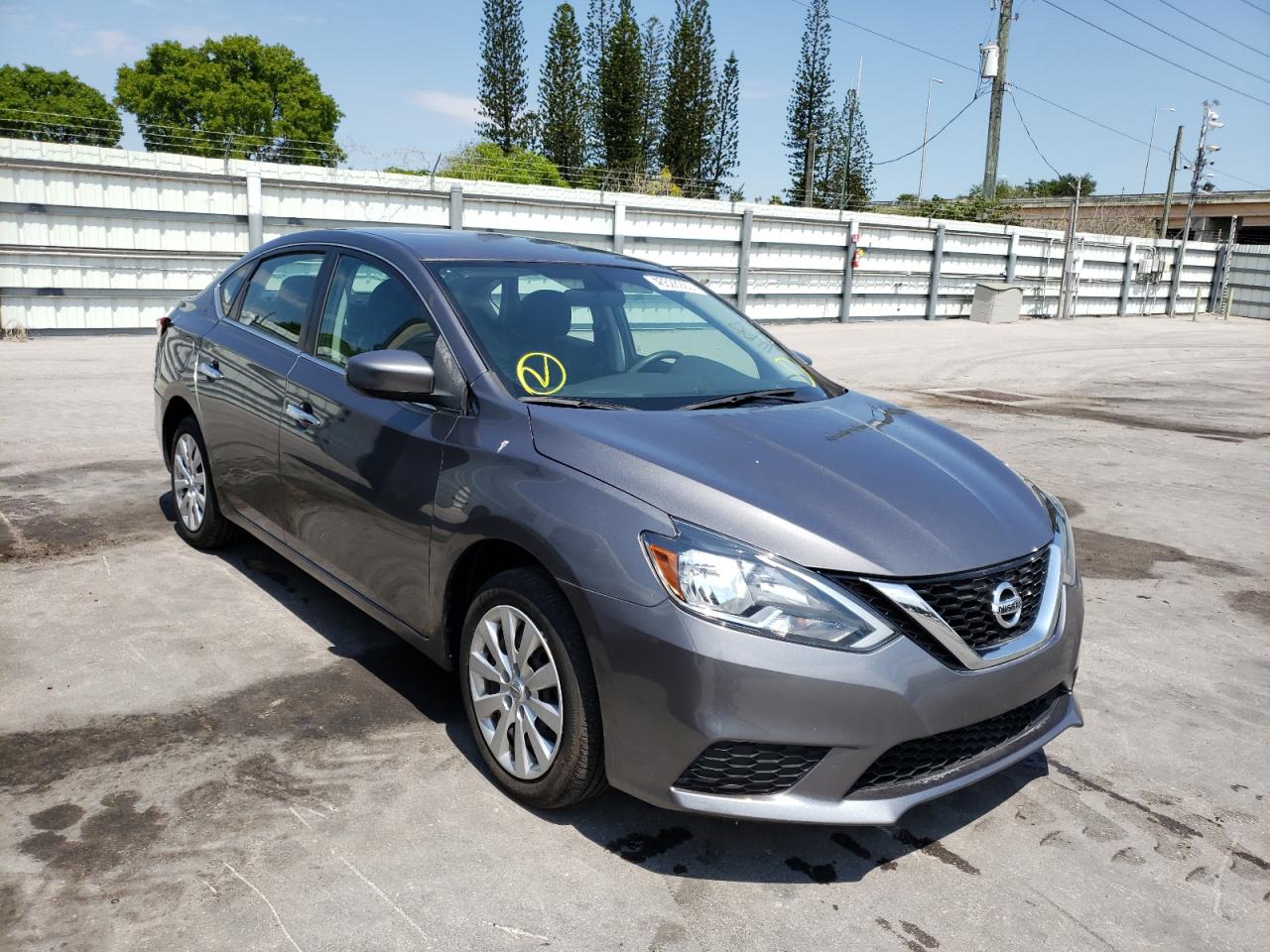 NISSAN SENTRA S 2019 with VIN 3N1AB7AP2KY360448 - Photo from auction