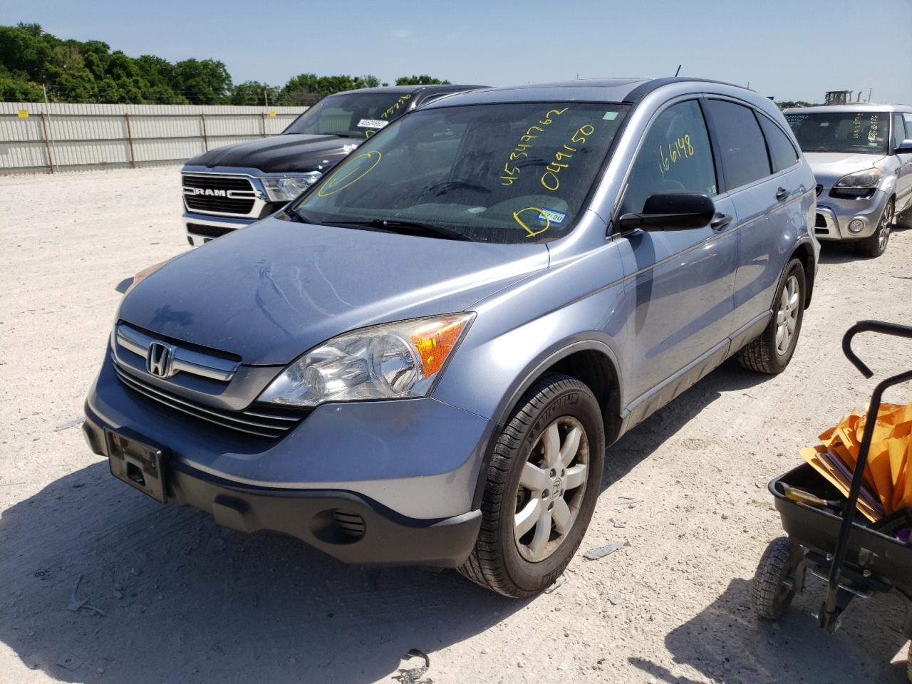 Photo 2 from auction – 2007 HONDA CR-V EX with VIN JHLRE38517C049150