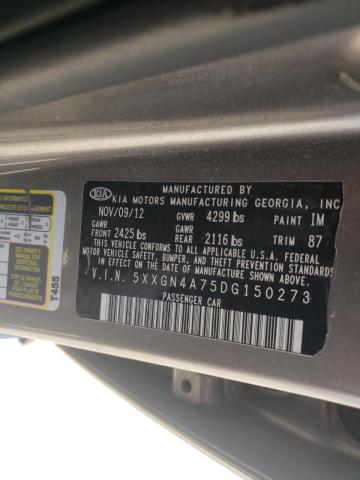 Photo 10 from auction – 2013 KIA OPTIMA EX with VIN 5XXGN4A75DG150273