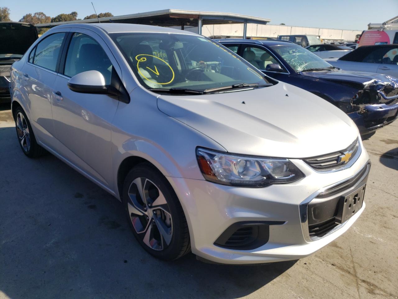 CHEVROLET SONIC PREM 2020 with VIN 1G1JF5SB0L4112687 - Photo from auction