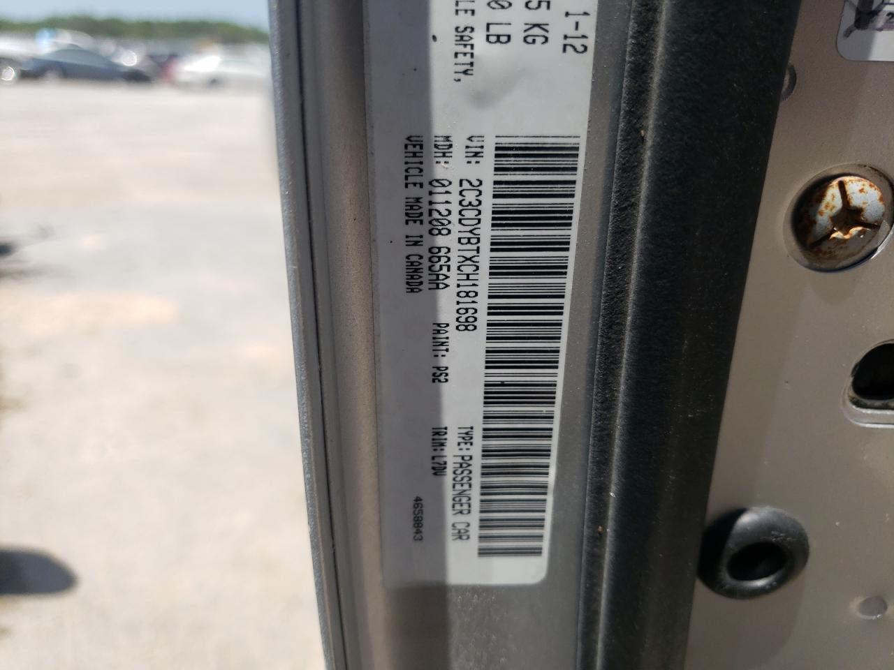 Photo 10 from auction – 2012 DODGE CHALLENGER with VIN 2C3CDYBTXCH181698