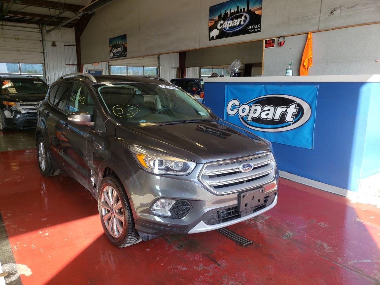 Photo 1 from auction – 2018 FORD ESCAPE TIT with VIN 1FMCU9J94JUB93648