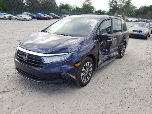 Photo 9 from auction – 2021 HONDA ODYSSEY EX with VIN 5FNRL6H74MB044352