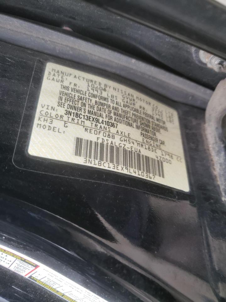 Photo 10 from auction – 2009 NISSAN VERSA S with VIN 3N1BC13EX9L410367
