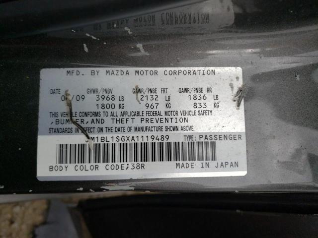 Photo 10 from auction – 2010 MAZDA 3 I with VIN JM1BL1SGXA1119489