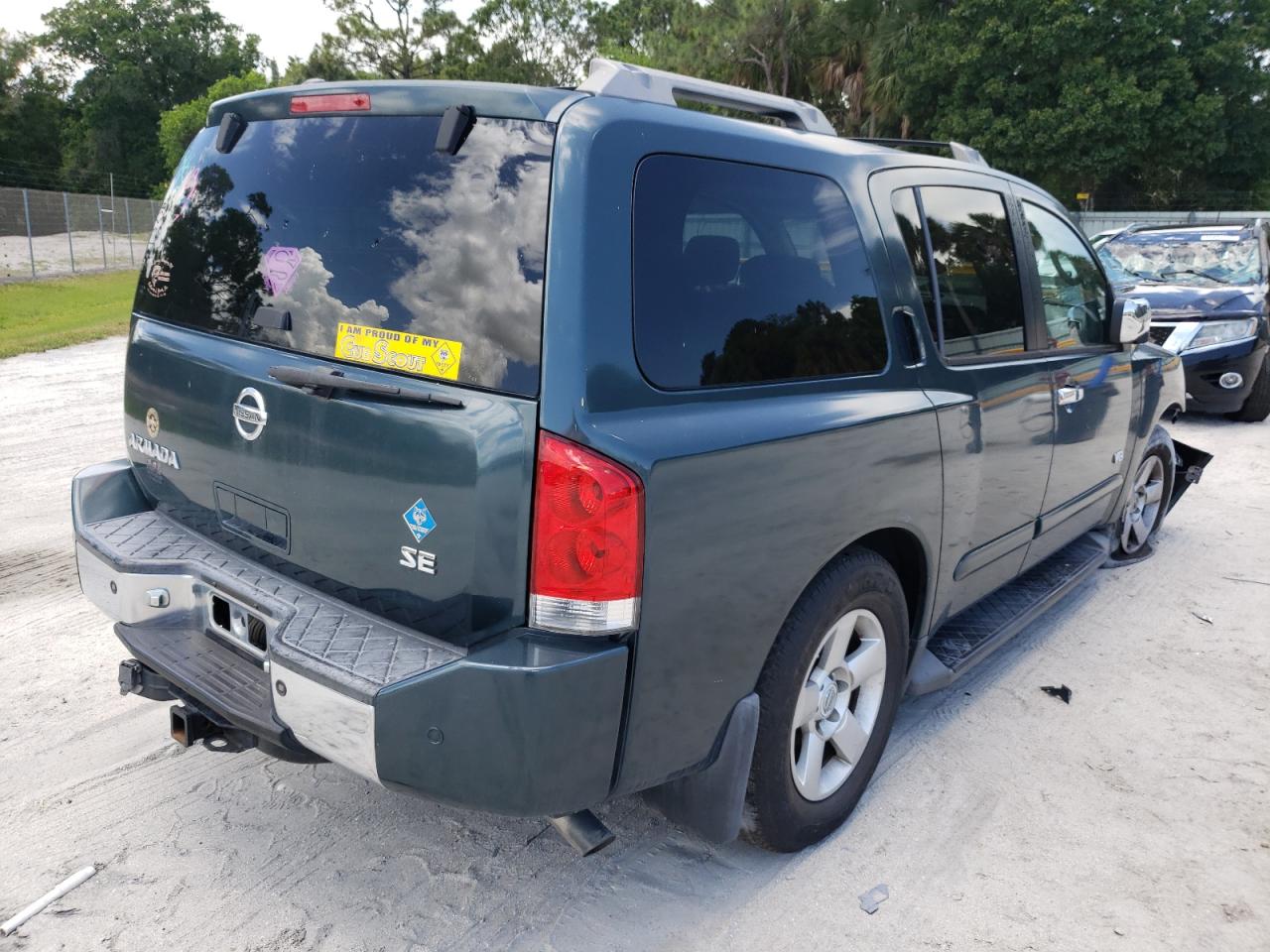 Photo 4 from auction – 2007 NISSAN ARMADA SE with VIN 5N1BA08A67N717174
