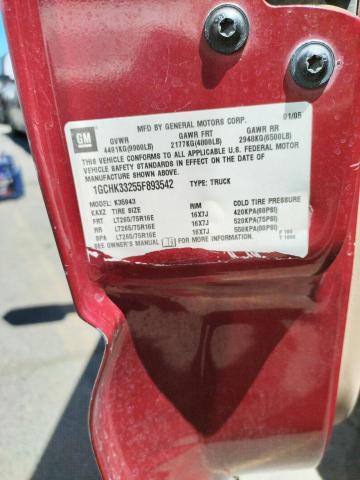 Foto 10 de la subasta – 2005 CHEVROLET SILVERADO con VIN 1GCHK33255F893542
